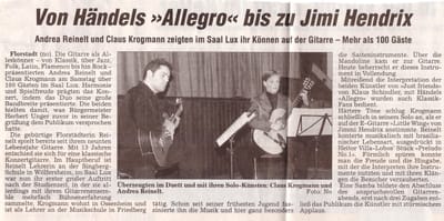 Von Händels "Allegro" bis zu Jimi Hendrix