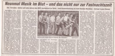 Neunmal Musik im Blut - und das nicht nur zur Fastenachtszeit!