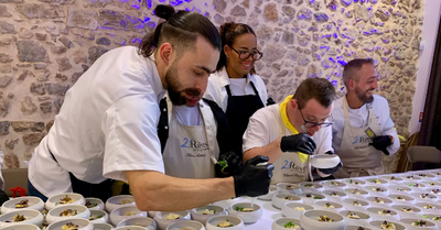 Le défi culinaire de jeunes porteurs de trisomie 21 à Châteauneuf-le-Rouge, par France Bleu