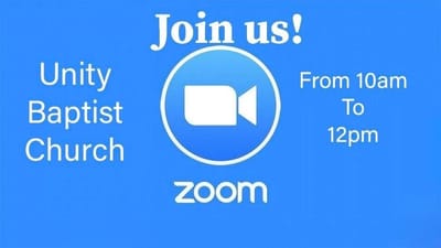 Join US on Zoom, Sundays! image