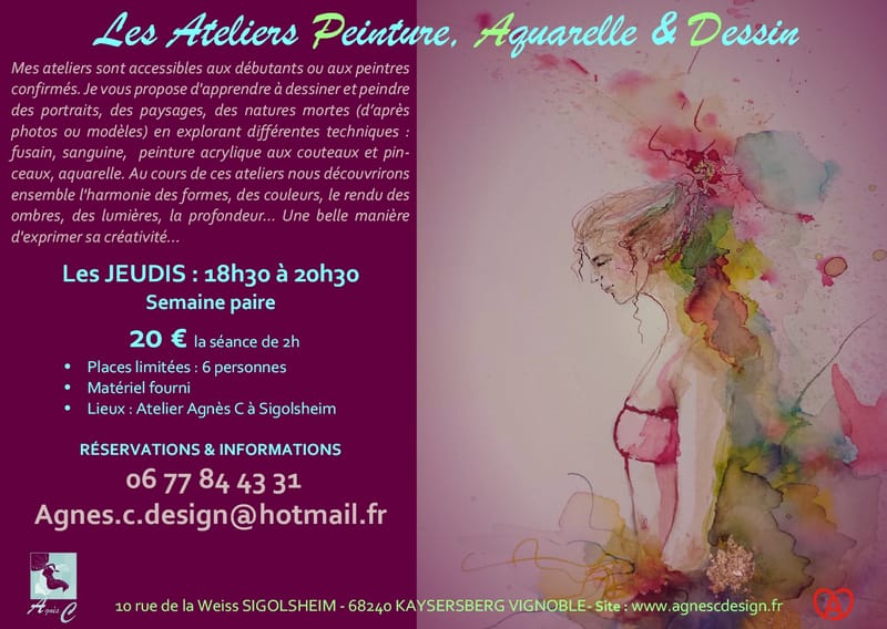 ATELIER AQUARELLE/DESSIN/PEINTURE