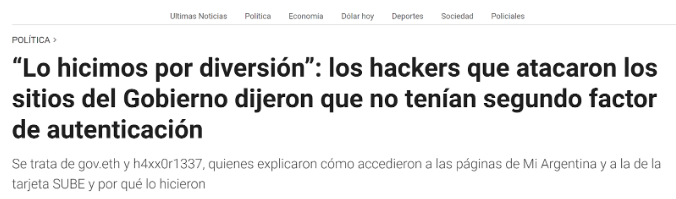 “Lo hicimos por diversión” no tenían 2FA “doble factor de autenticación”