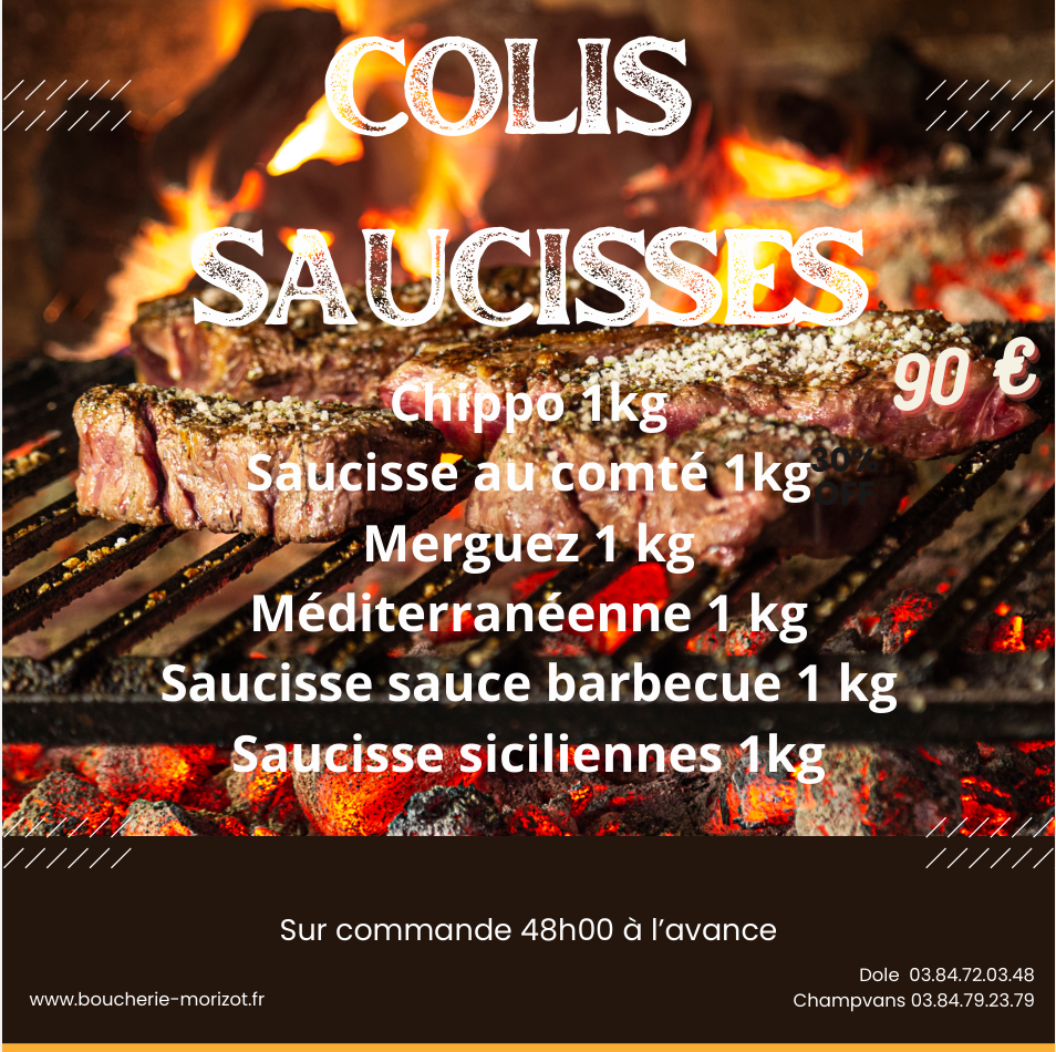 colis saucisses
