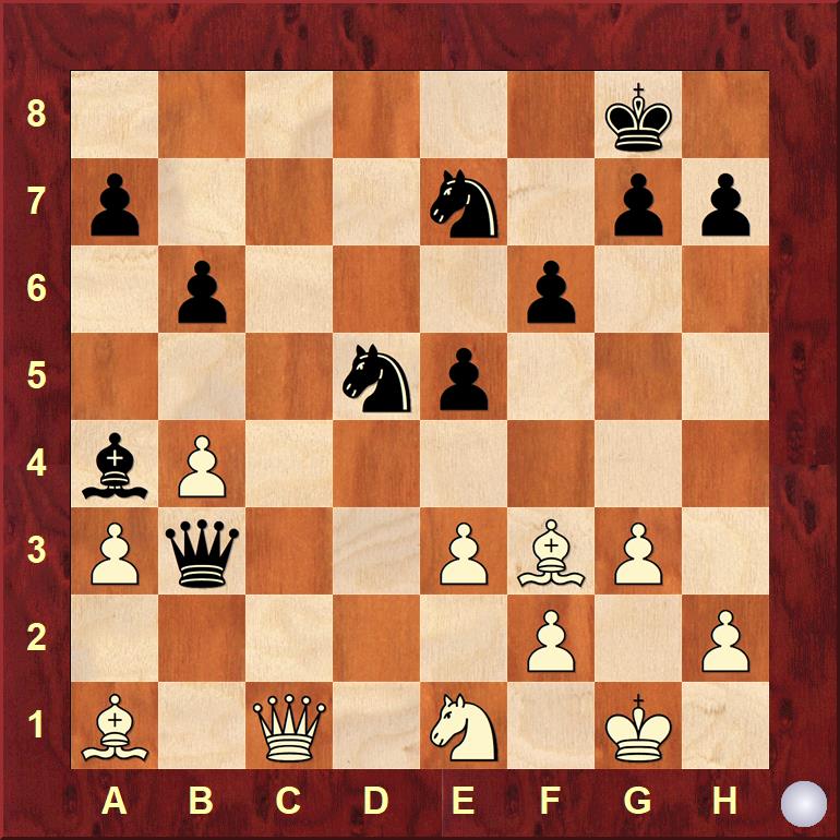 Ejercicio Nº 23 Juegan Blancas