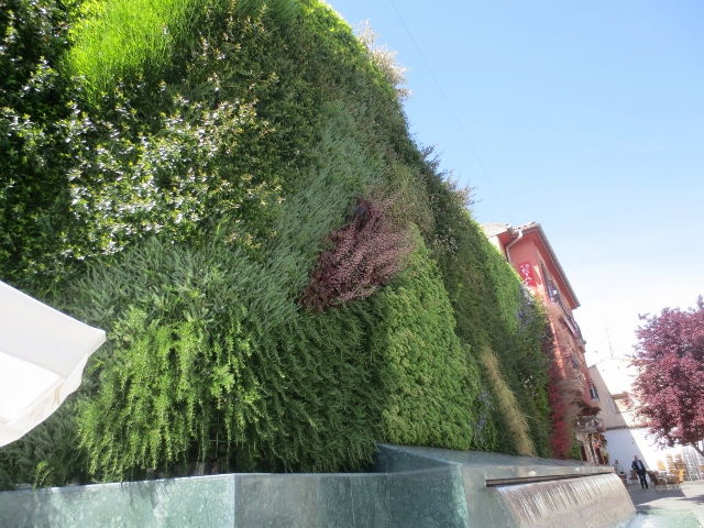 Perspectiva del Jardín Vertical Getafe