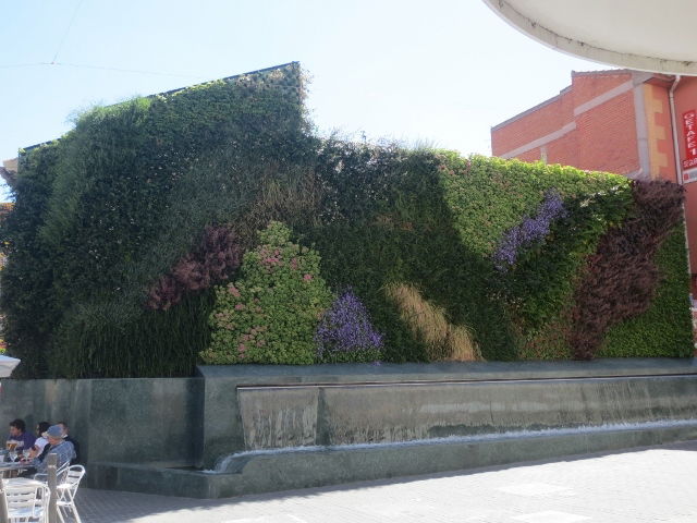 Lateral del Jardín Vertical Getafe