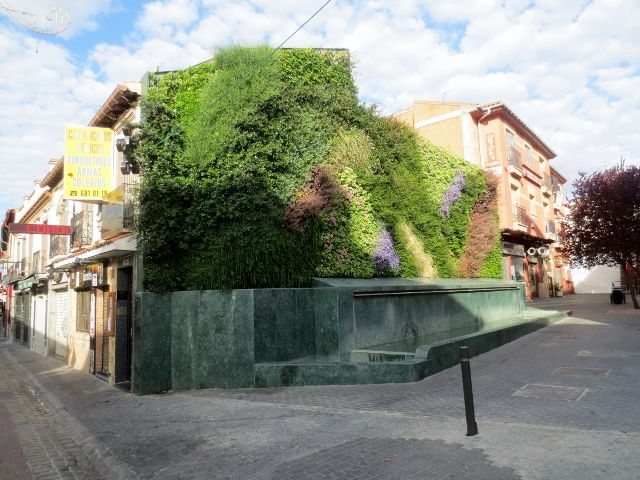 Panorámica del Jardín Vertical Getafe