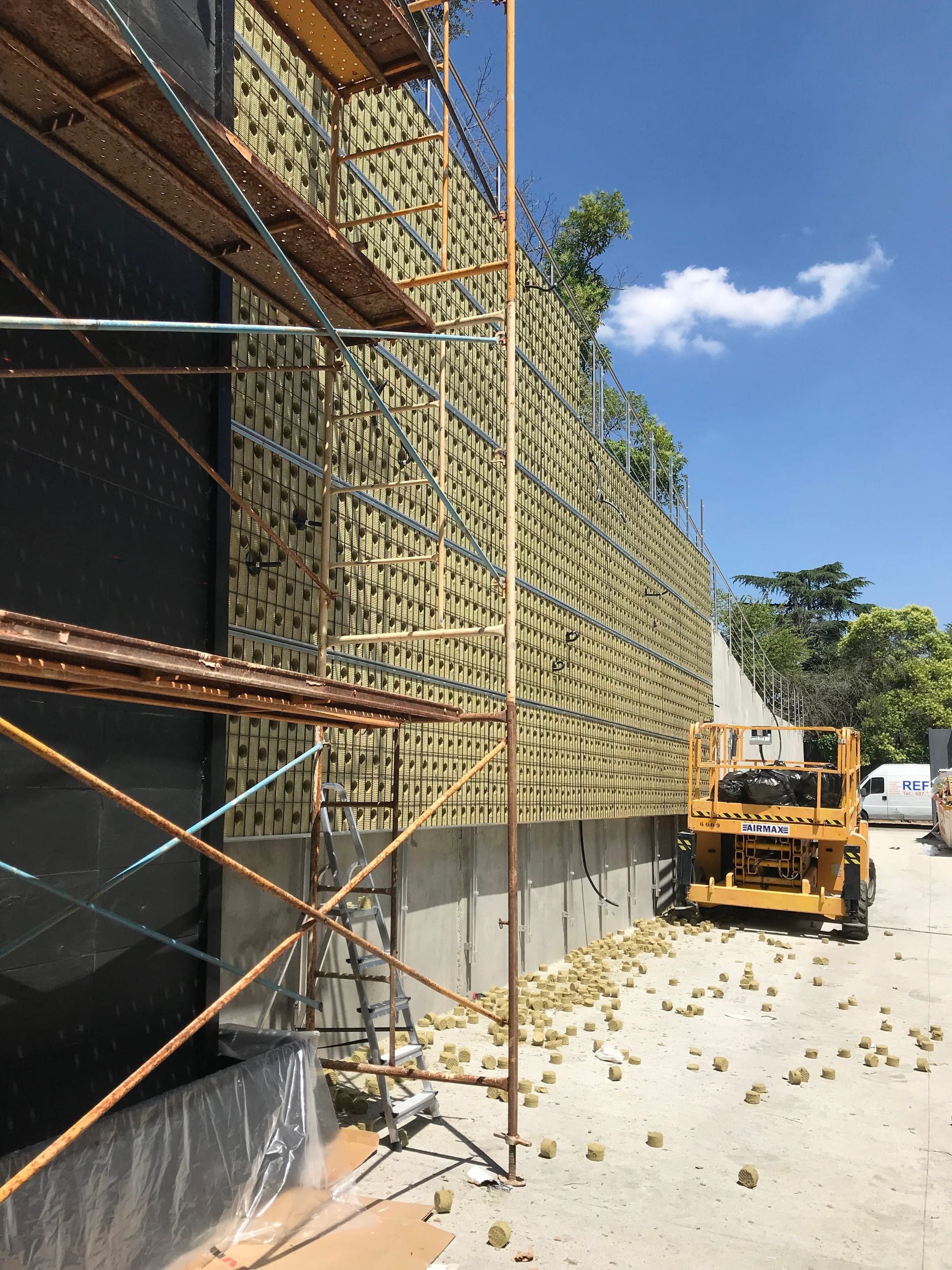 Sistema de instalación del Jardín Vertical Vivienda Unifamiliar, La Moraleja