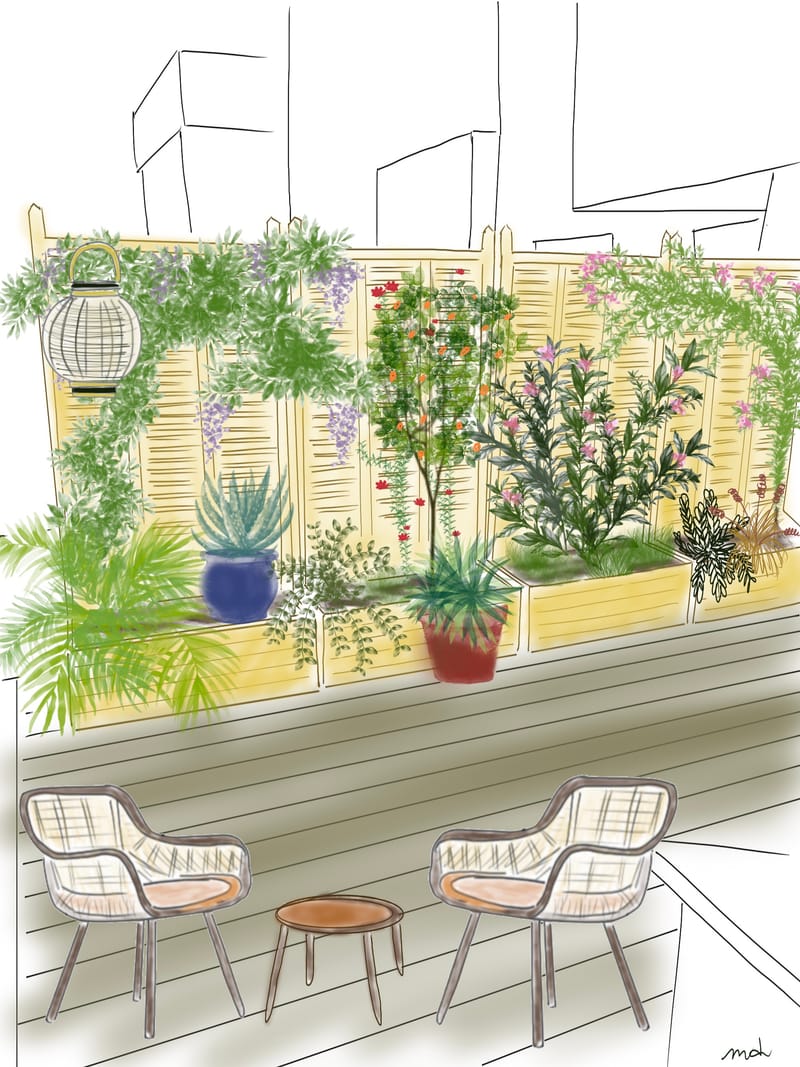 Balcony office - Northern Athens