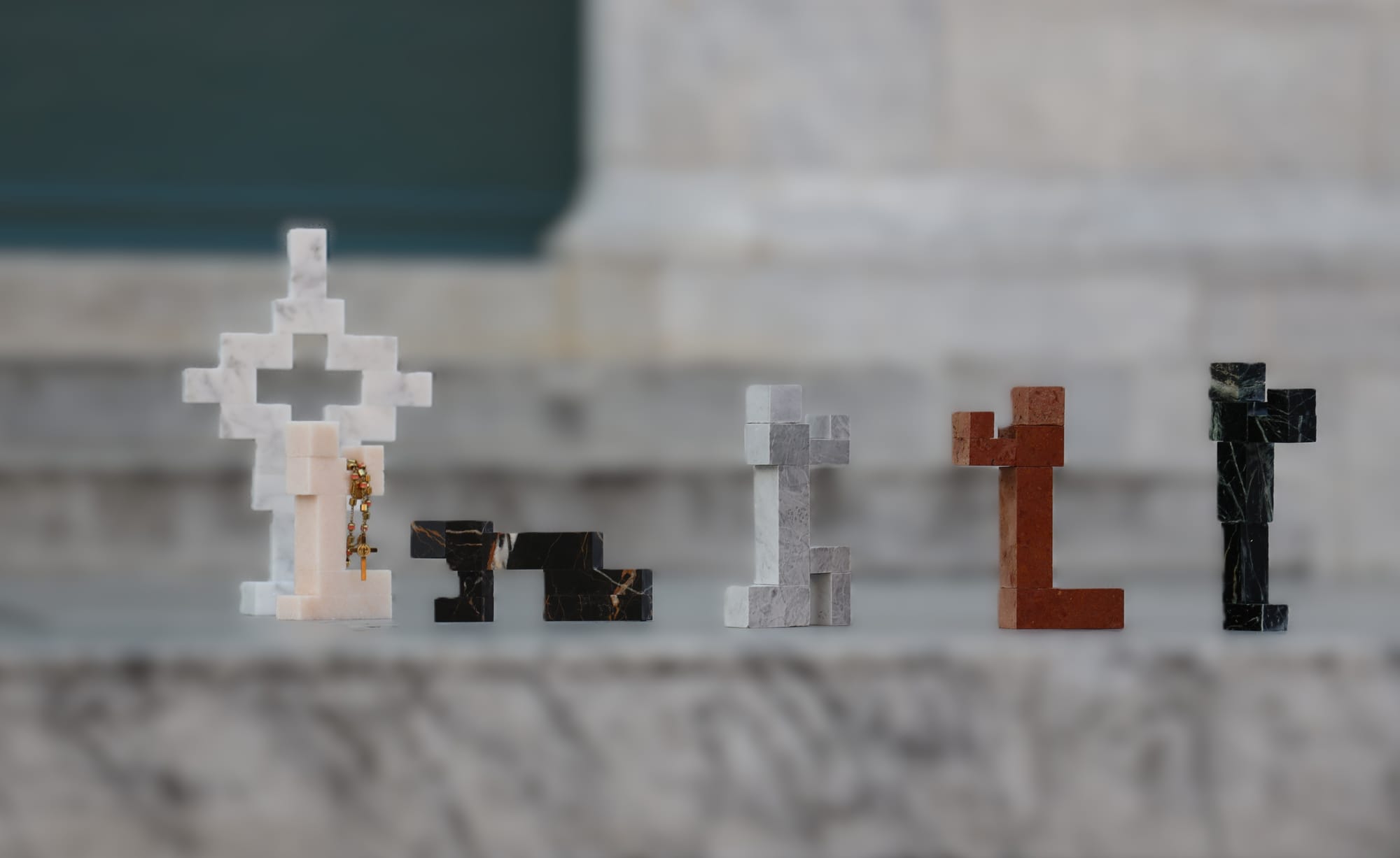 The Rosary in Marble, where prayer becomes sculpture