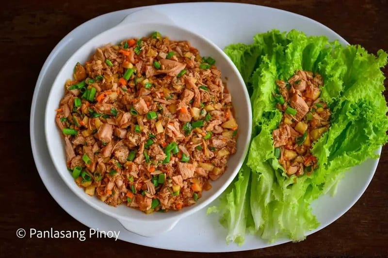 Asian Chicken Lettuce Wrap