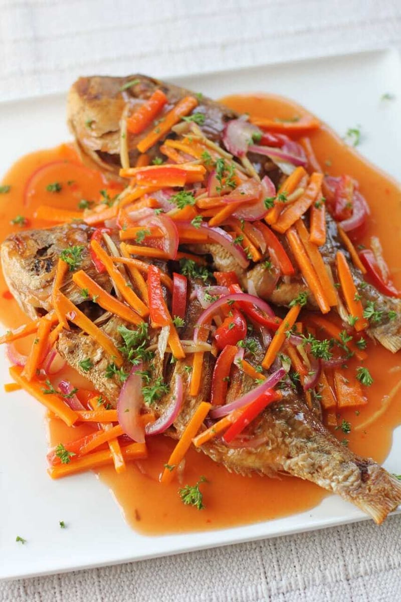 Escabeche - Filipino Sweet and Sour Fish