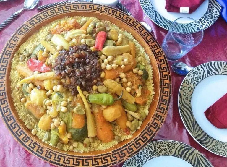 Moroccan Couscous with Seven Vegetables
