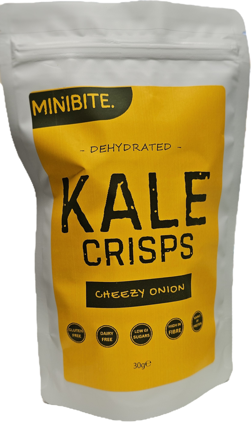 Cheezy Onion Kale Crisps 30gr