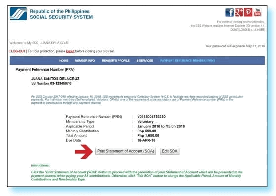 how to pay sss contribution 3