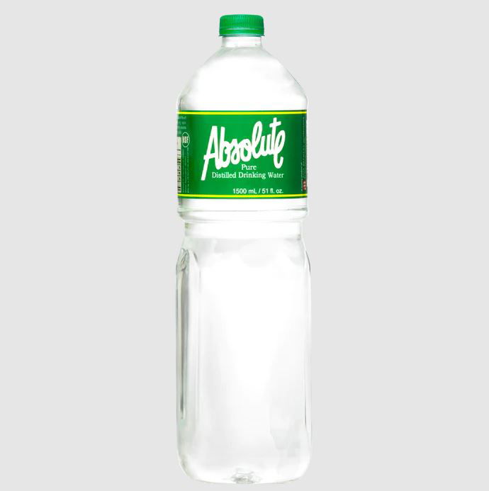 ABSOLUTE DISTILLED WATER 1.5 LITERS