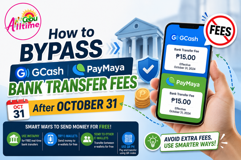 How to Bypass Gcash, Paymaya Bank Transfer Fees After October 31