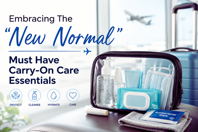 Embracing The "New Normal": Must Have Carry-On Care Essentials