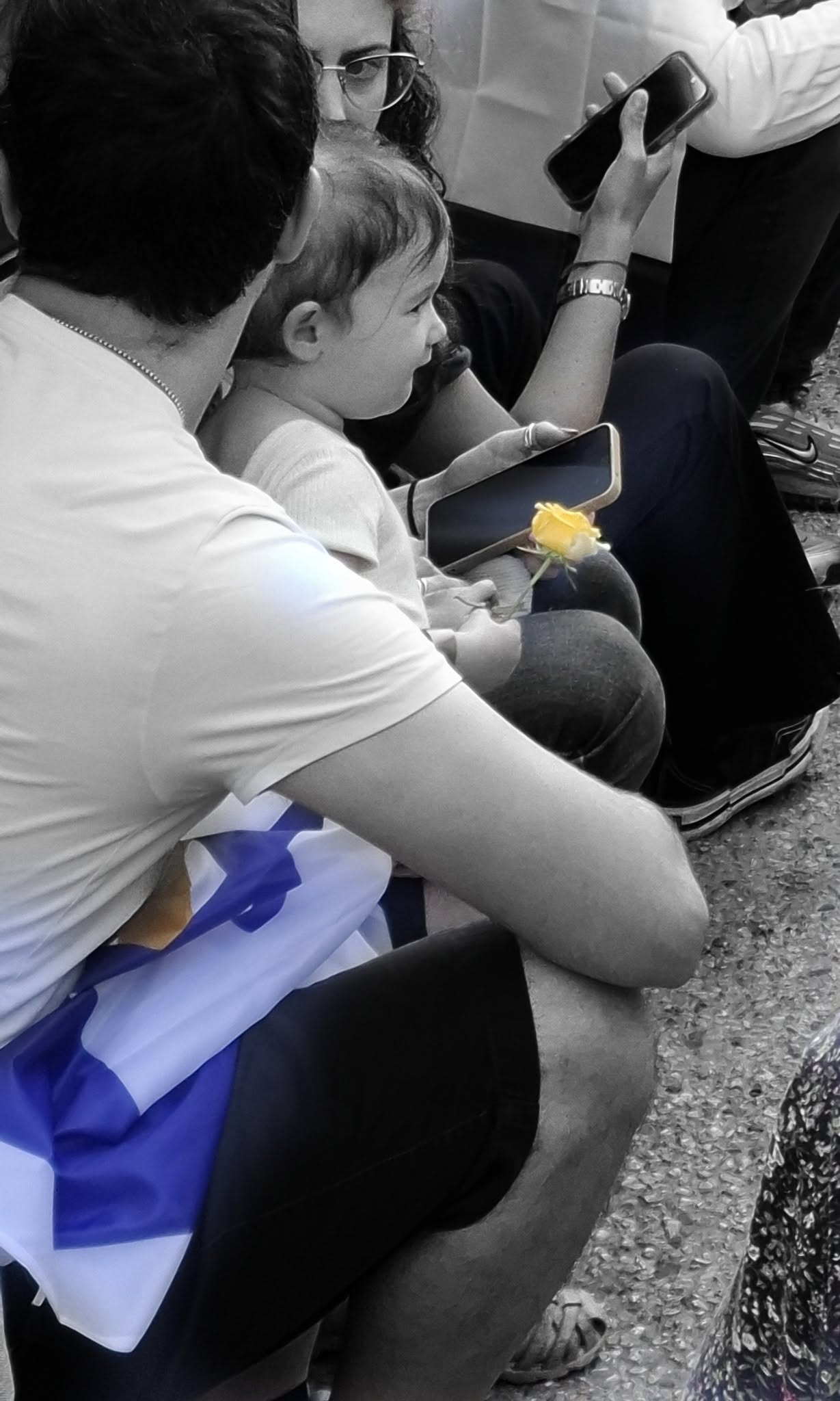 תמונה של גל שפינגבמן בהשראהת השיר "מלקטת תקווה"