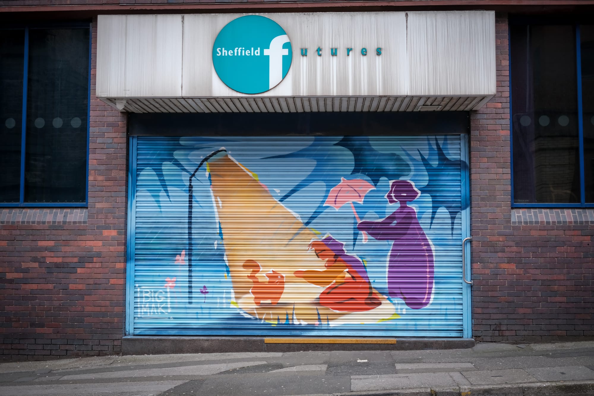 Street art collaboration with Sheffield Futures