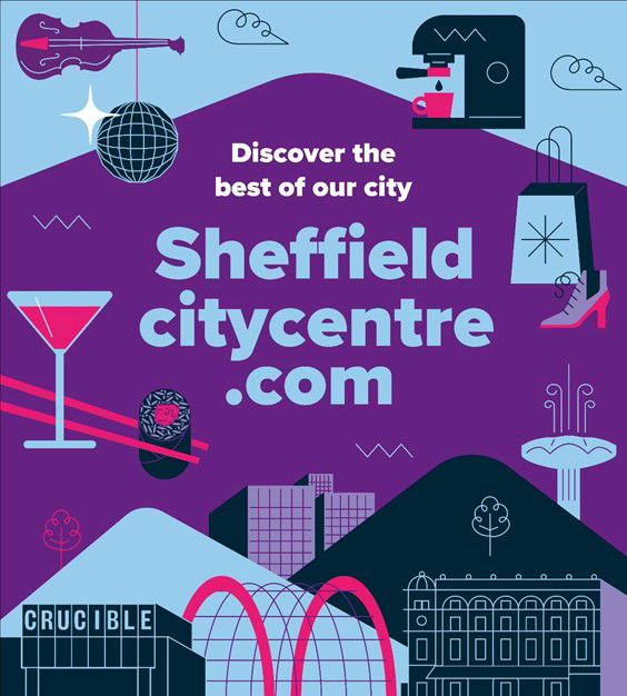 Computer generated graphic advertising sheffieldcitycentre.com