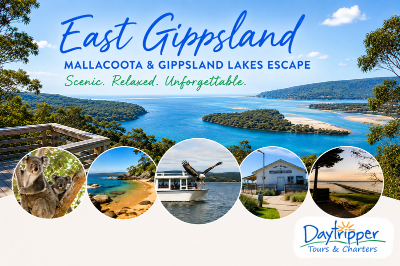 Victorias East Coast- MALLACOOTA & GIPPSLAND LAKES ESCAPE -Coach