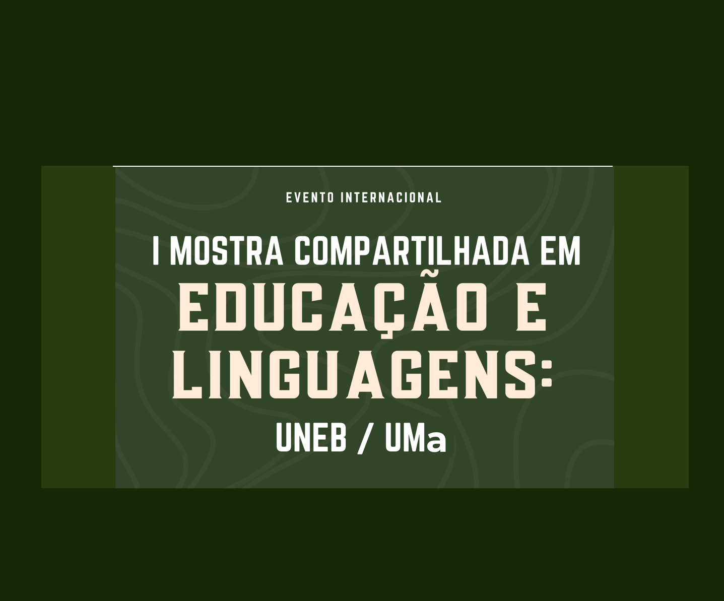 I MOSTRA DE PESQUISA COMPARTILHADA EM EDUCAÇÃO E LINGUAGENS