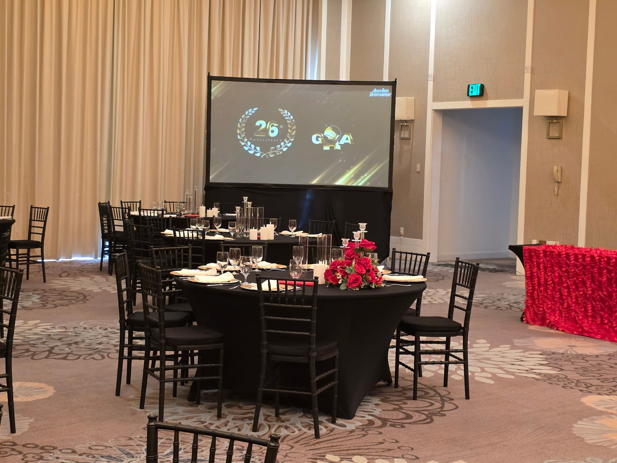 Rear Projections (projector behind the screen)