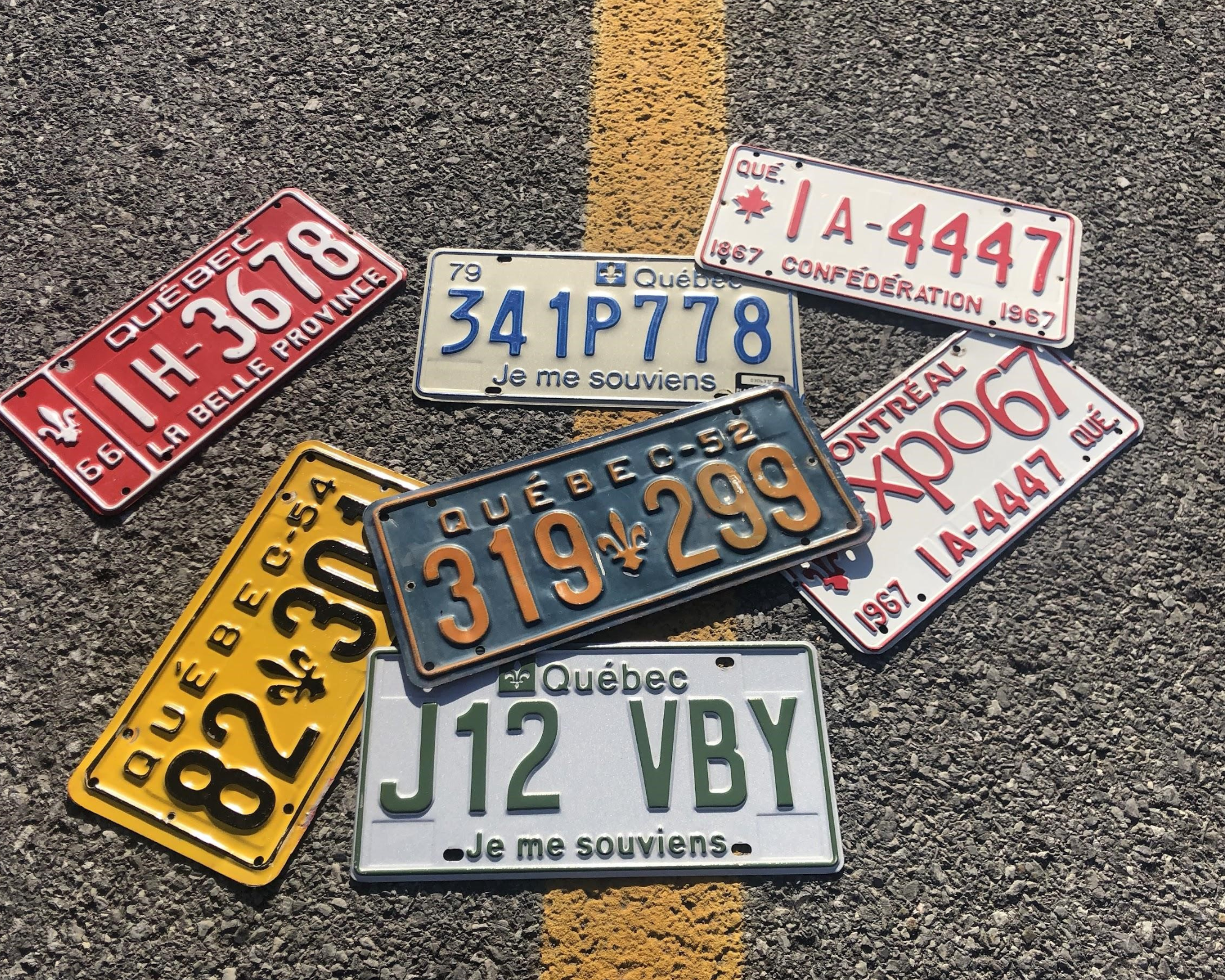 Les plaques d’automobiles au fil des années par Pascal-Olivier Ducharme