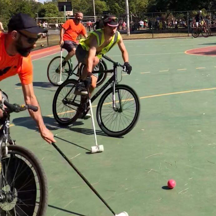 Bike Polo no Ibirapuera