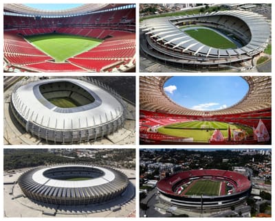 Maiores estádios de futebol no Brasil