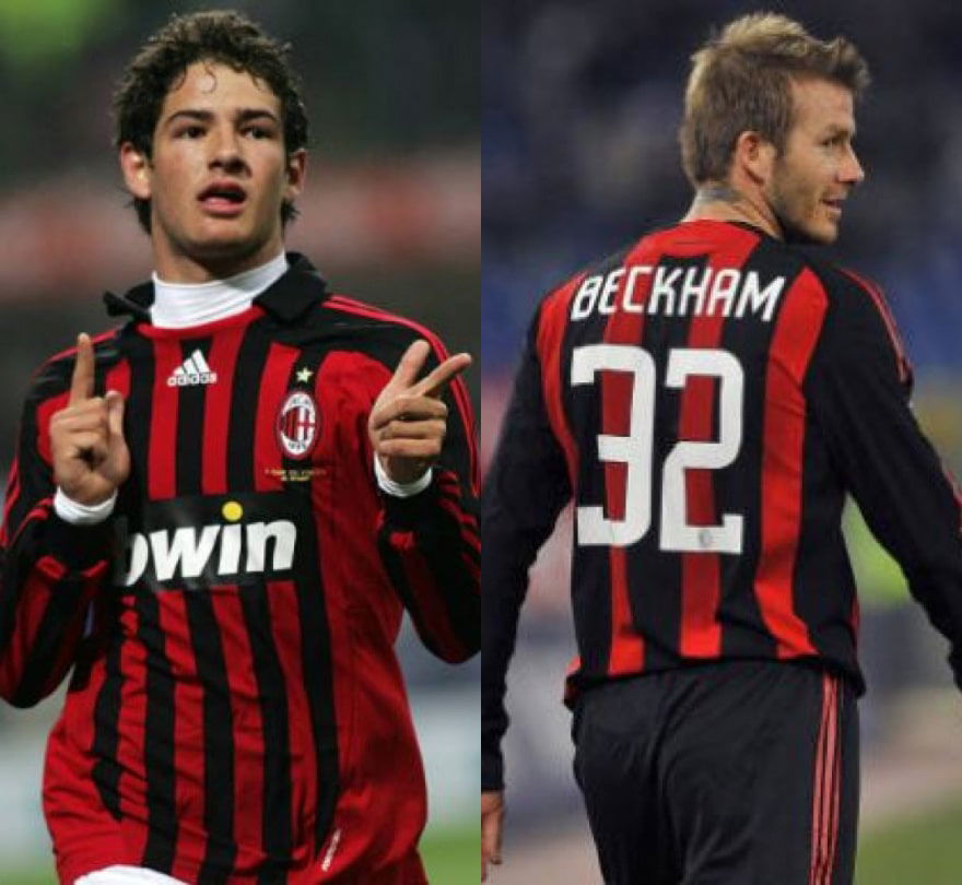 ALEXANDRE PATO e DAVID BECKHAM