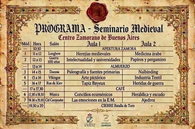 Seminario de historia, cultura, artesania y guerra en la edad media
