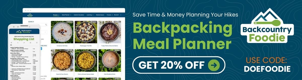 backcountry foodie discount