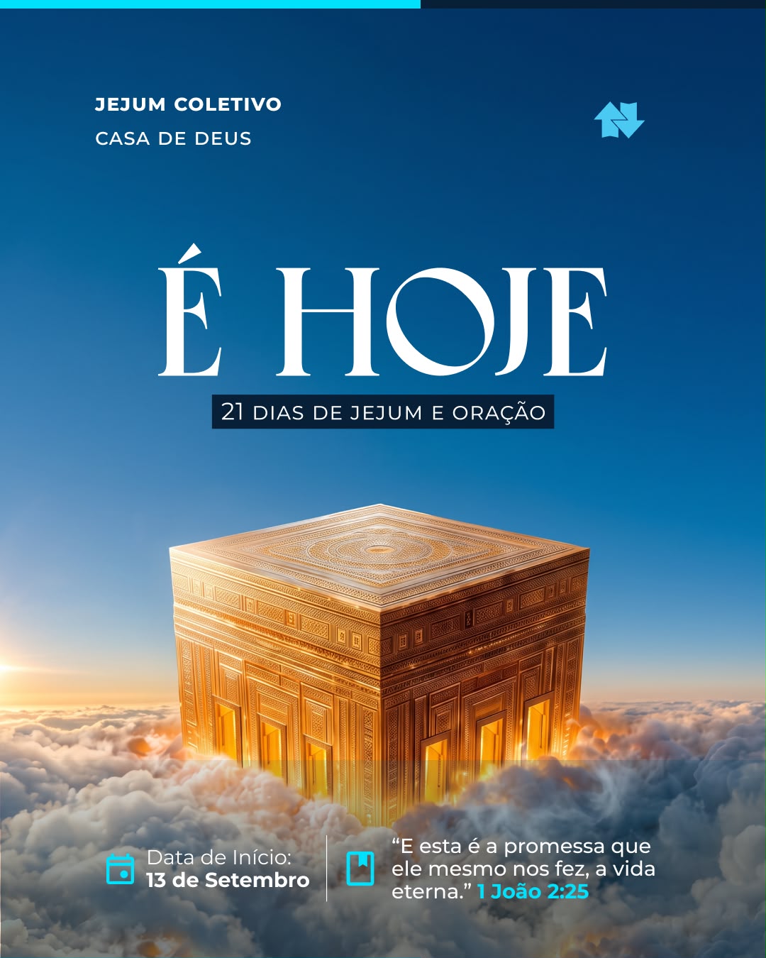 21 DIAS DE JEJUM E ORAÇÃO - 13 set a 04 out 2026
