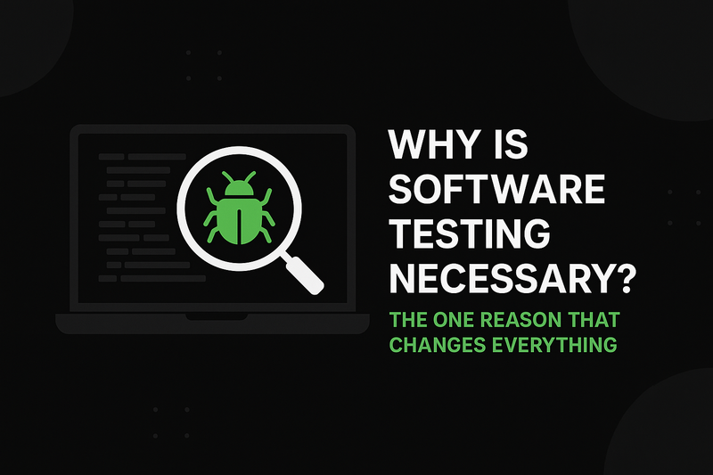 Why is Software Testing Necessary? The One Reason That Changes Everything