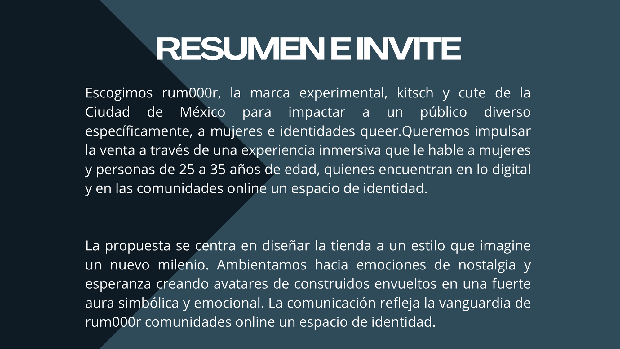 Creative Workshop · Brand Rumor x Polimoda