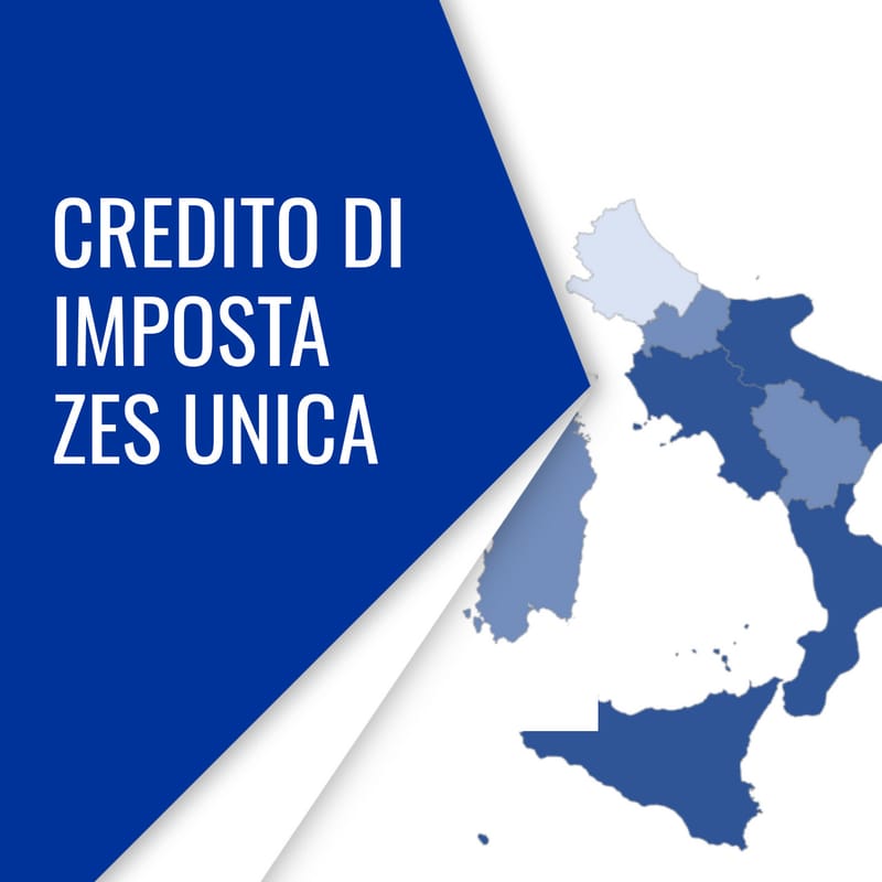 CREDITO ZES UNICA: COME FUNZIONA?