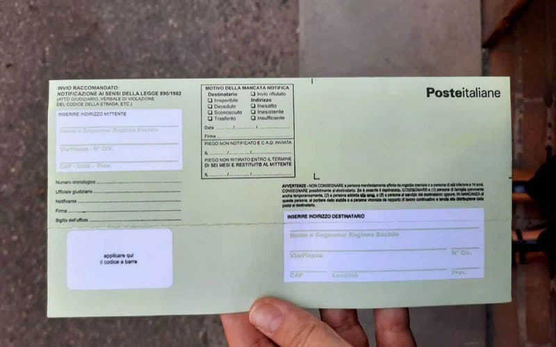 E' VALIDA LA CARTELLA NOTIFICATA A MEZZO POSTA?