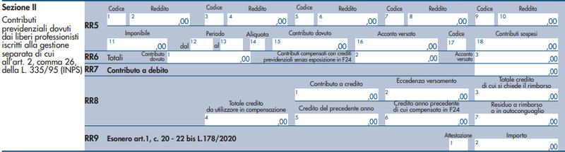 INPS COMMERCIANTI, ARTIGIANI E GESTIONE SEPARATA: COME COMPILARE IL QUADRO RR