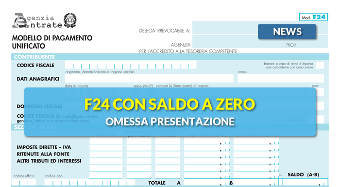 SANZIONI E RAVVEDIMENTO OPEROSO PER F24 A ZERO
