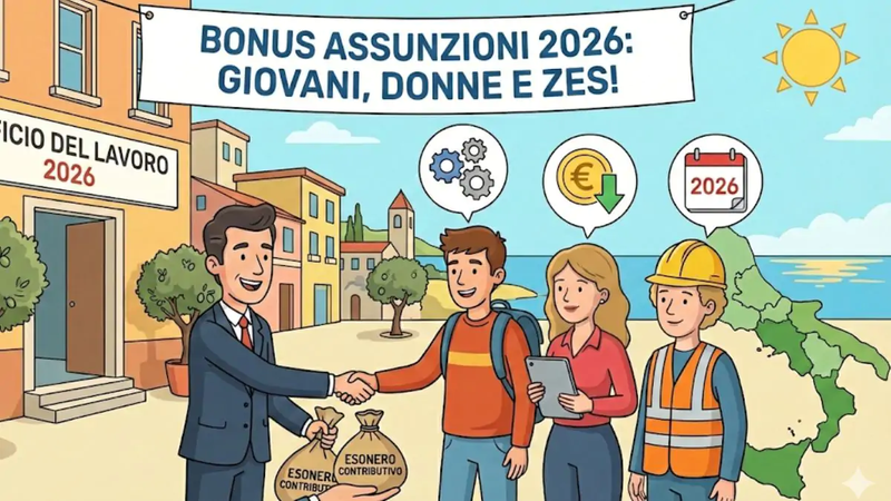 Bonus per Assunzioni di Giovani, Donne e nelle ZES: cosa cambia e cosa aspettarsi nel 2026