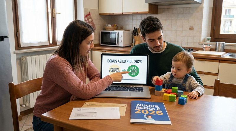 Bonus Asilo Nido 2026: nuove regole, domanda semplificata e importi fino a 3.600 euro