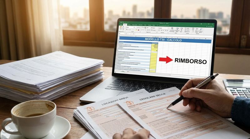 730 e locazioni brevi con cedolare secca: perché il rimborso può ridursi