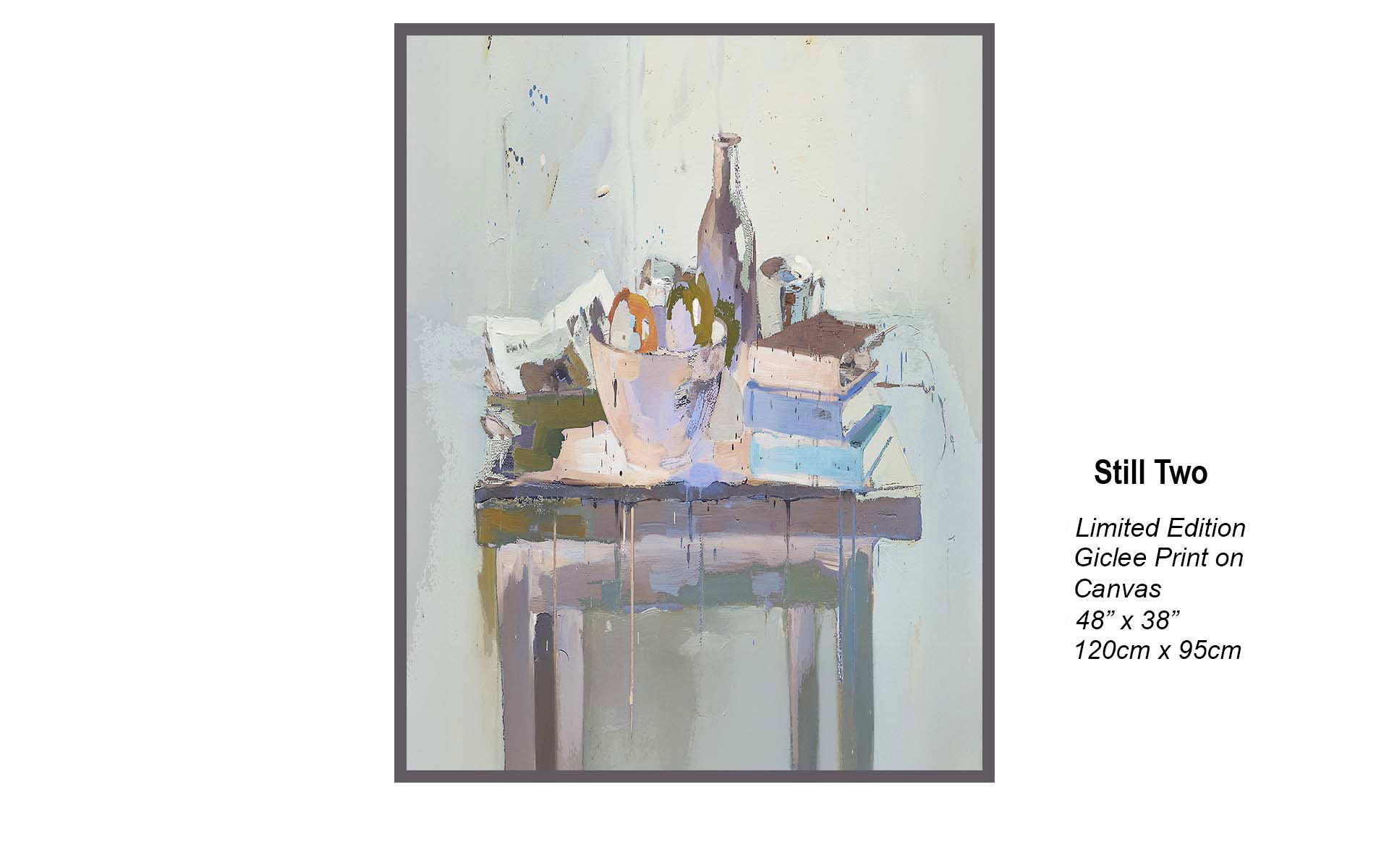 Still Two – Modern Impressionist Still Life | Limited Edition Giclée Canvas Art