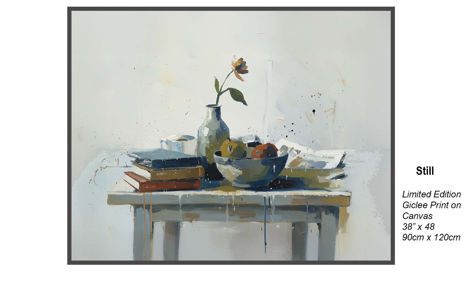 Still – Minimalist Contemporary Still Life | Limited Edition Giclée Canvas Art