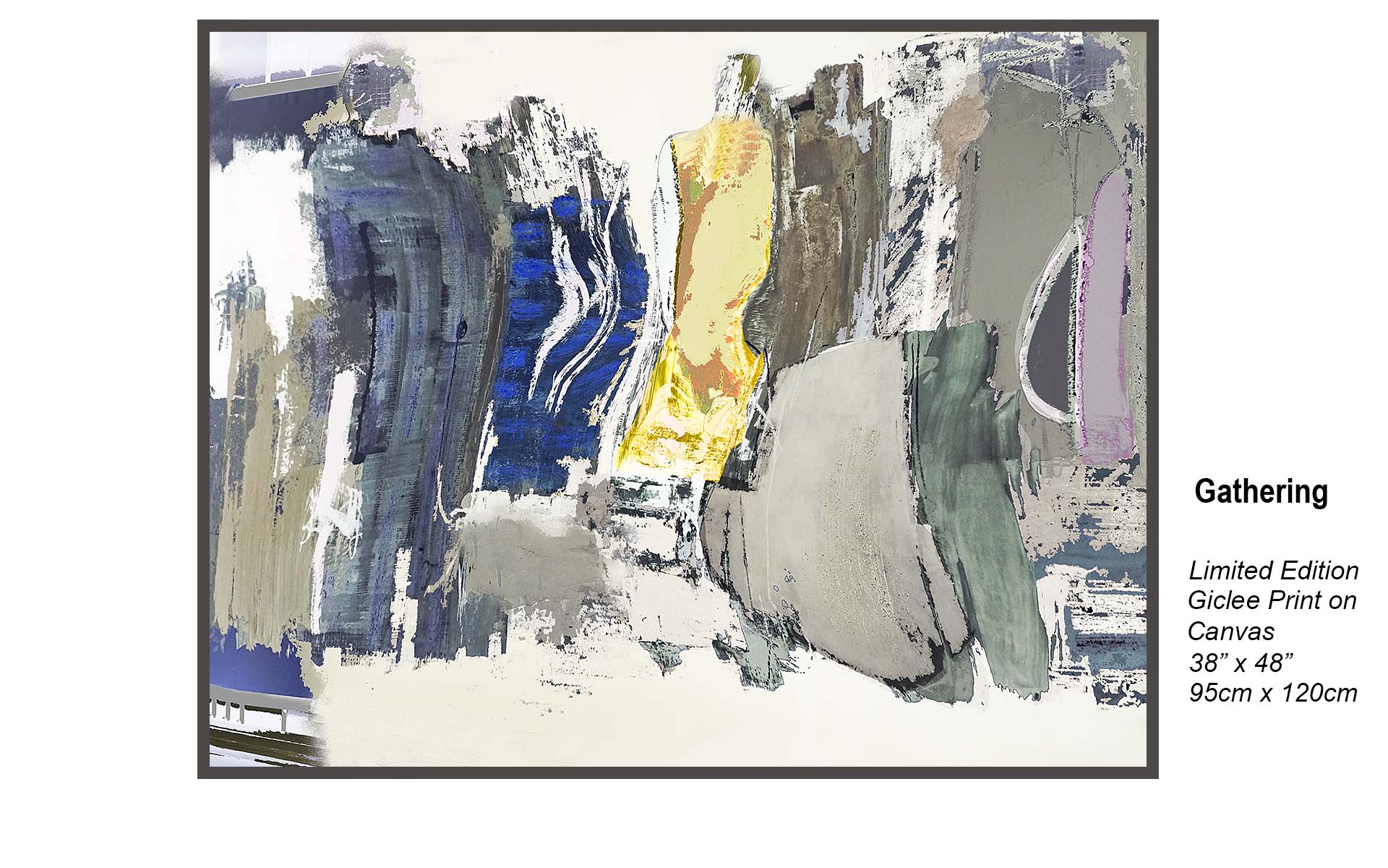 Gathering – Contemporary Figurative Abstract | Limited Edition Giclée Canvas Art