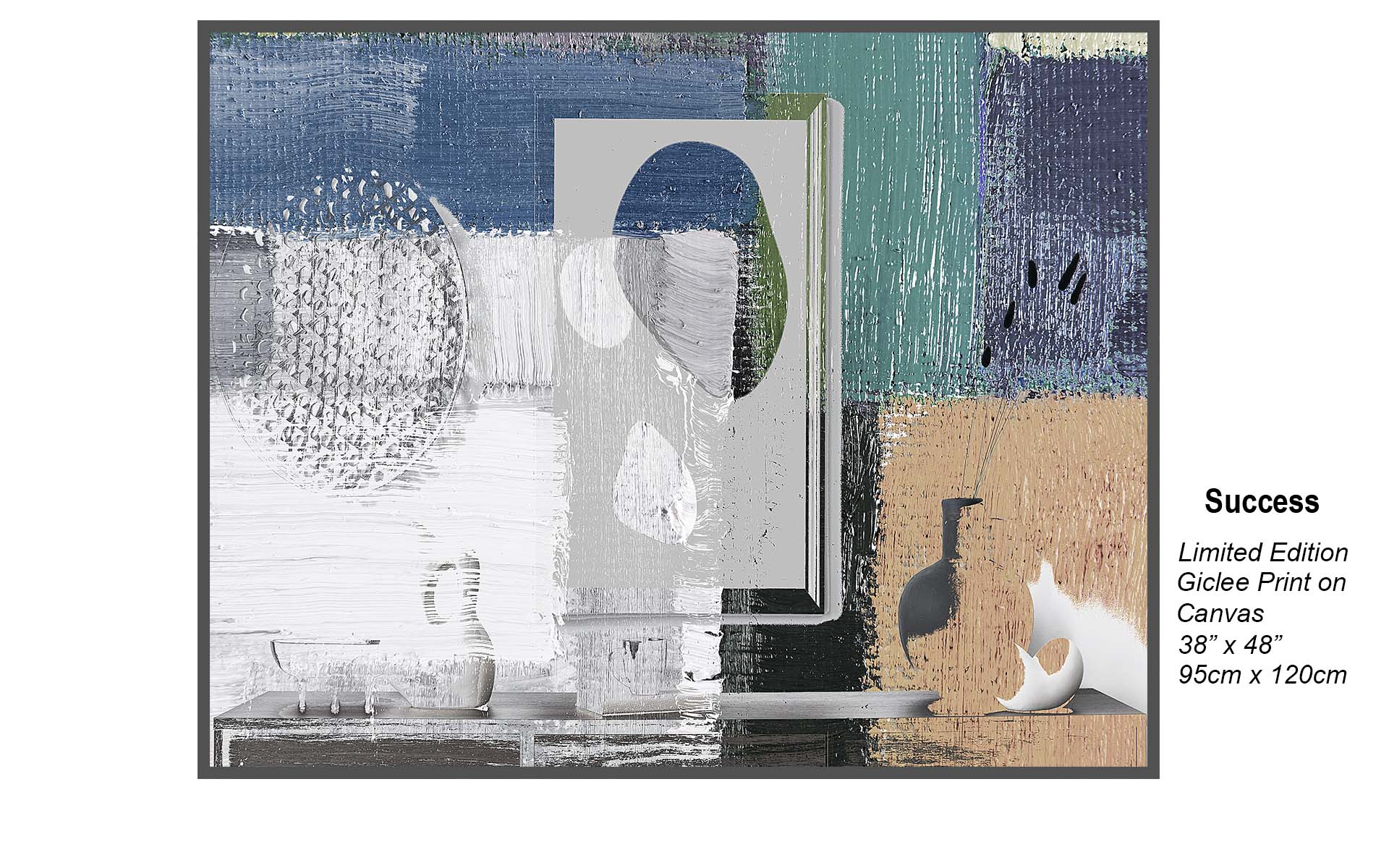 Success – Modern Abstract Still Life | Limited Edition Giclée Canvas Wall Art