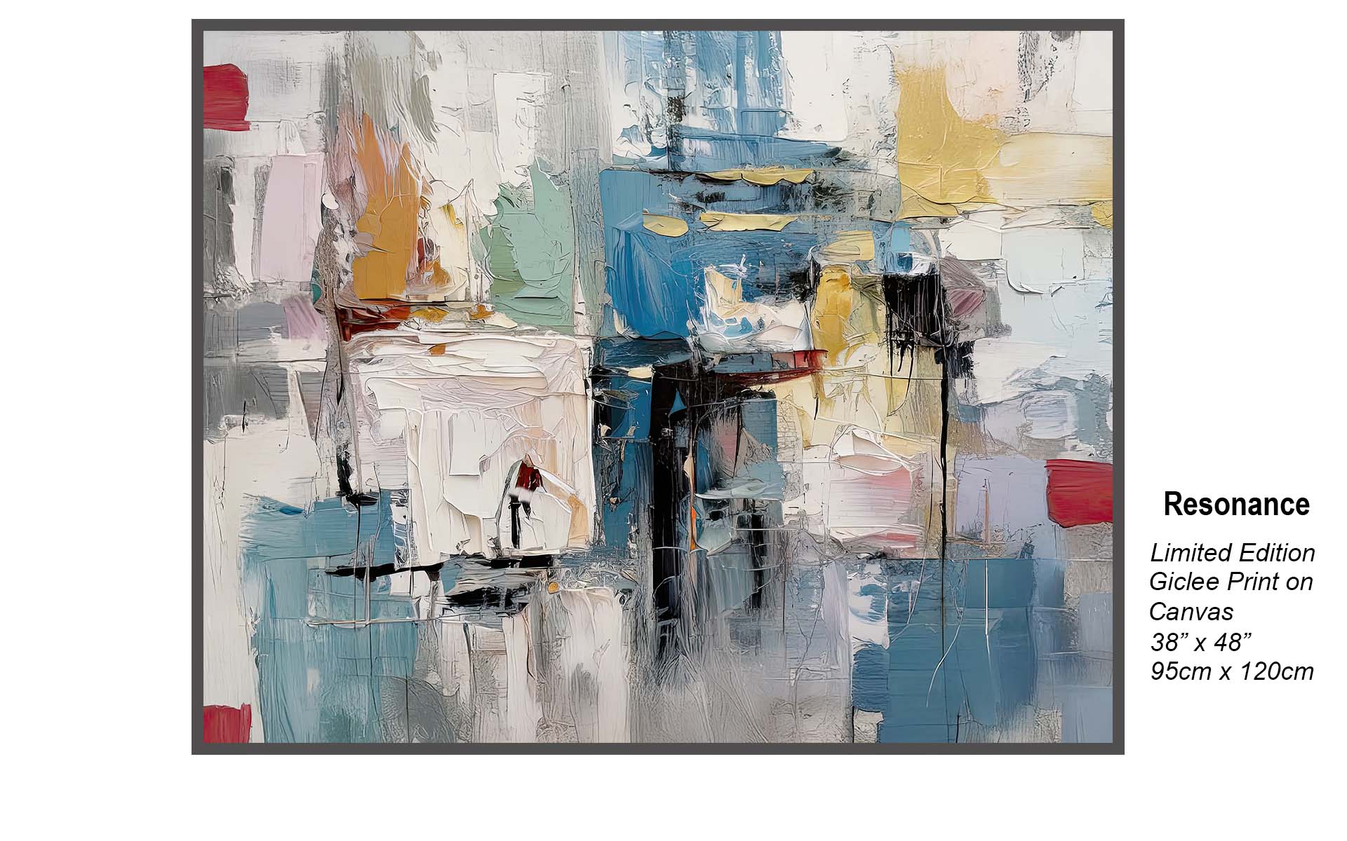 Resonance – Textured Contemporary Abstract Art | Limited Edition Giclée Canvas
