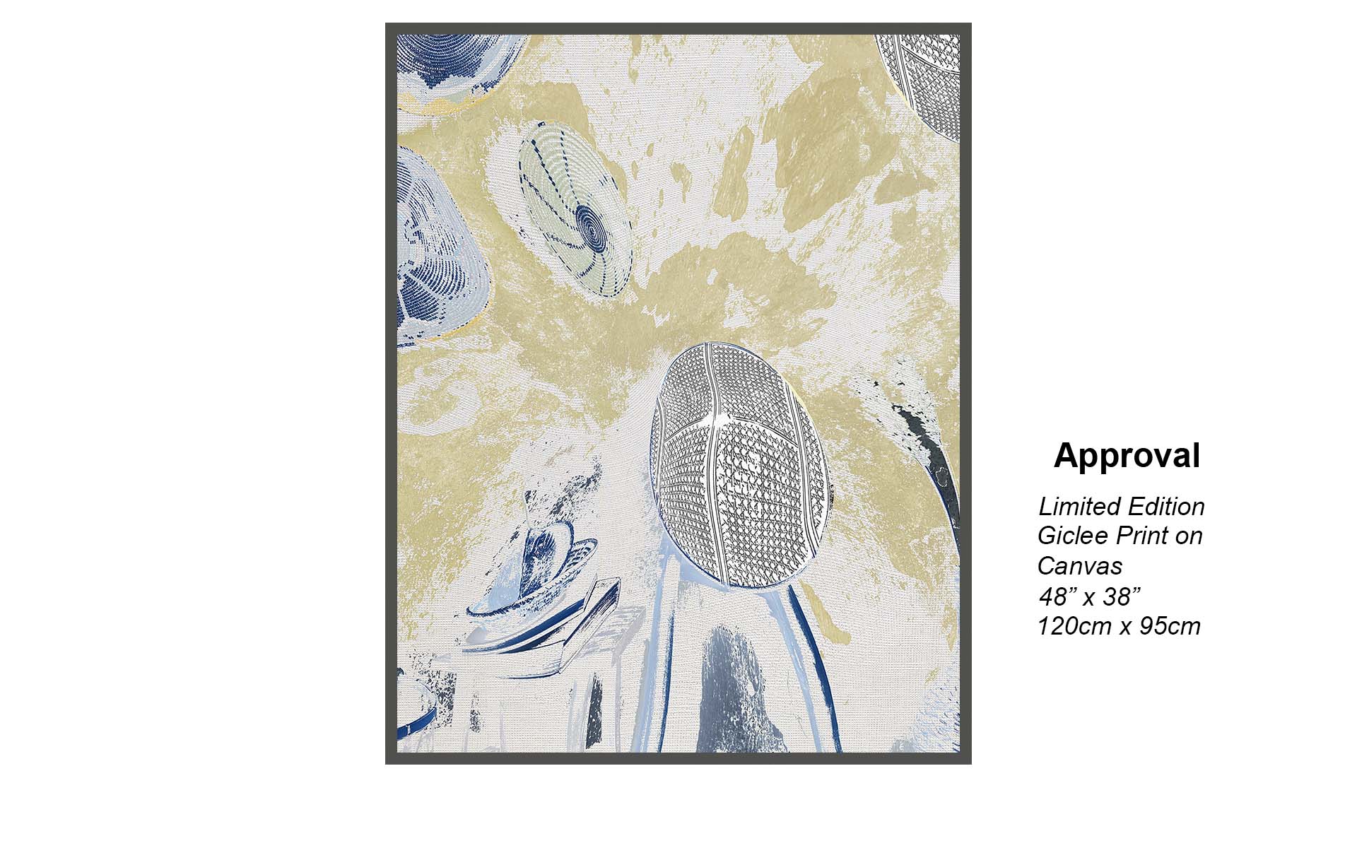 Approval – Contemporary Abstract Limited Edition Giclée Canvas Print